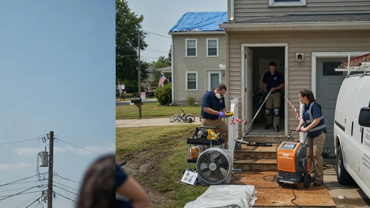 Water Damage Repair in New Bloomington, OH near me